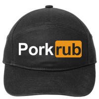 Porkrub Funny Pork Rub 7-Panel Snapback Hat