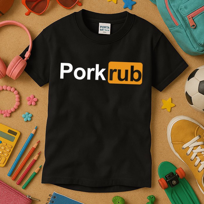 Porkrub Funny Pork Rub Kids T-Shirt