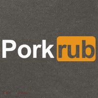 Porkrub Funny Pork Rub Cotton Canvas Backpack