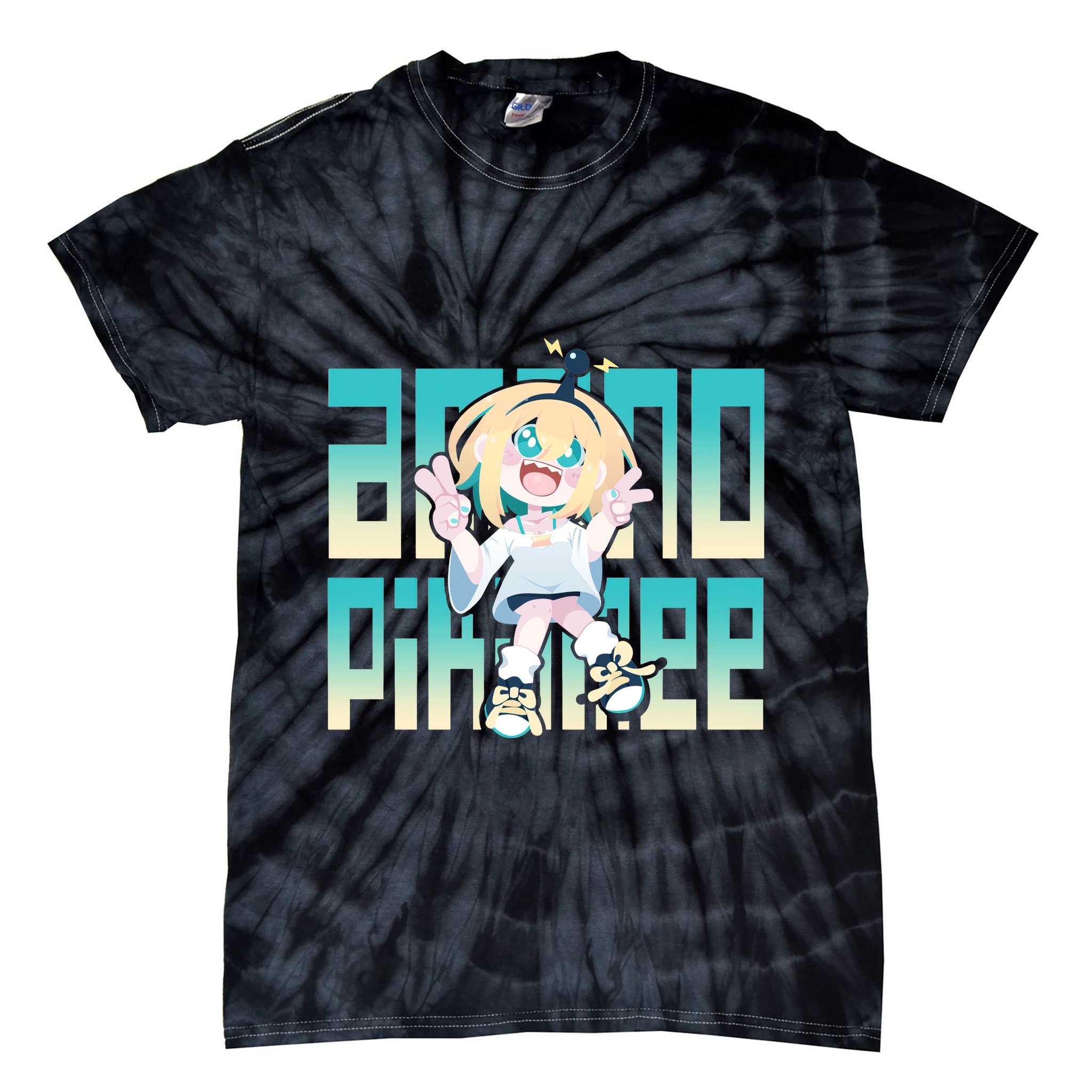 Pikamee Fun Tie-Dye T-Shirt