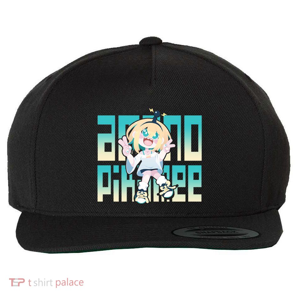 Pikamee Fun Wool Snapback Cap