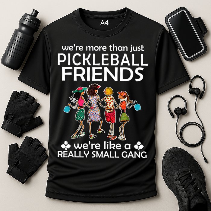 Pickleball Friends Paddleboards Really A Small Gang Enjoying Cooling Performance Crew T-Shirt