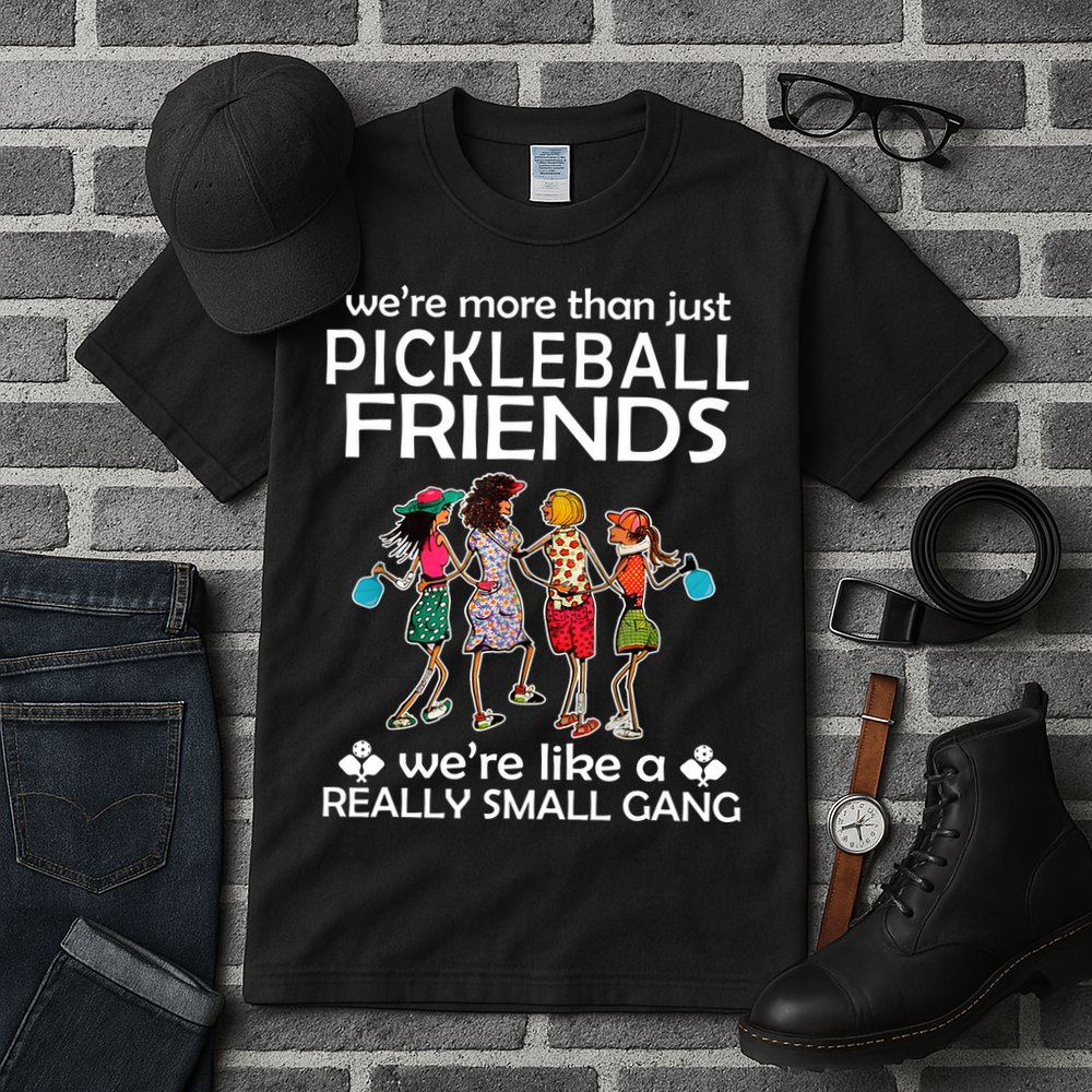 Pickleball Friends Paddleboards Really A Small Gang Enjoying Tall T-Shirt