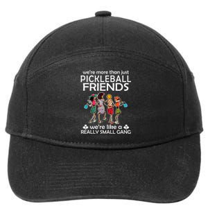 Pickleball Friends Paddleboards Really A Small Gang Enjoying 7-Panel Snapback Hat