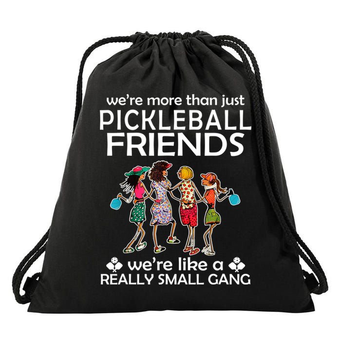 Pickleball Friends Paddleboards Really A Small Gang Enjoying Drawstring Bag