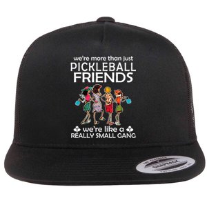 Pickleball Friends Paddleboards Really A Small Gang Enjoying Flat Bill Trucker Hat