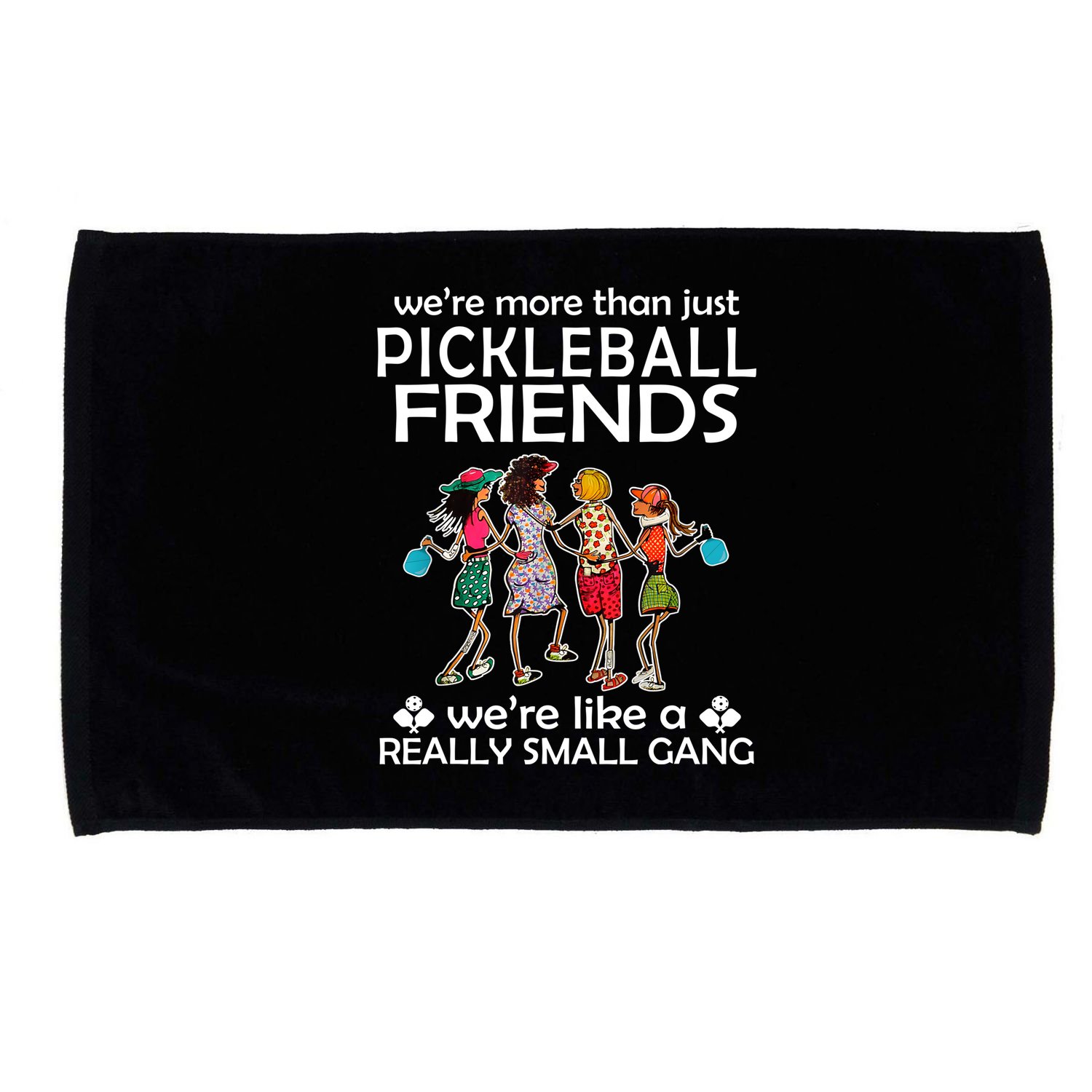 Pickleball Friends Paddleboards Really A Small Gang Enjoying Microfiber Hand Towel