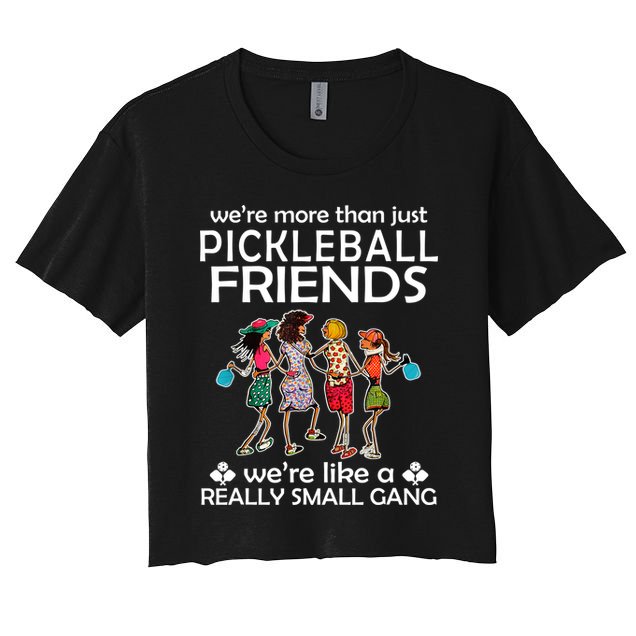 Pickleball Friends Paddleboards Really A Small Gang Enjoying Crop Top