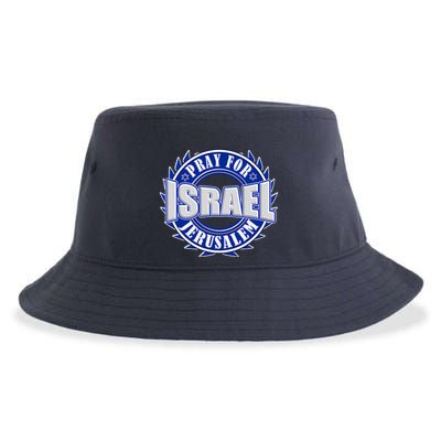 Pray For Peace Jerusalem Israel Christian Religious Sustainable Bucket Hat