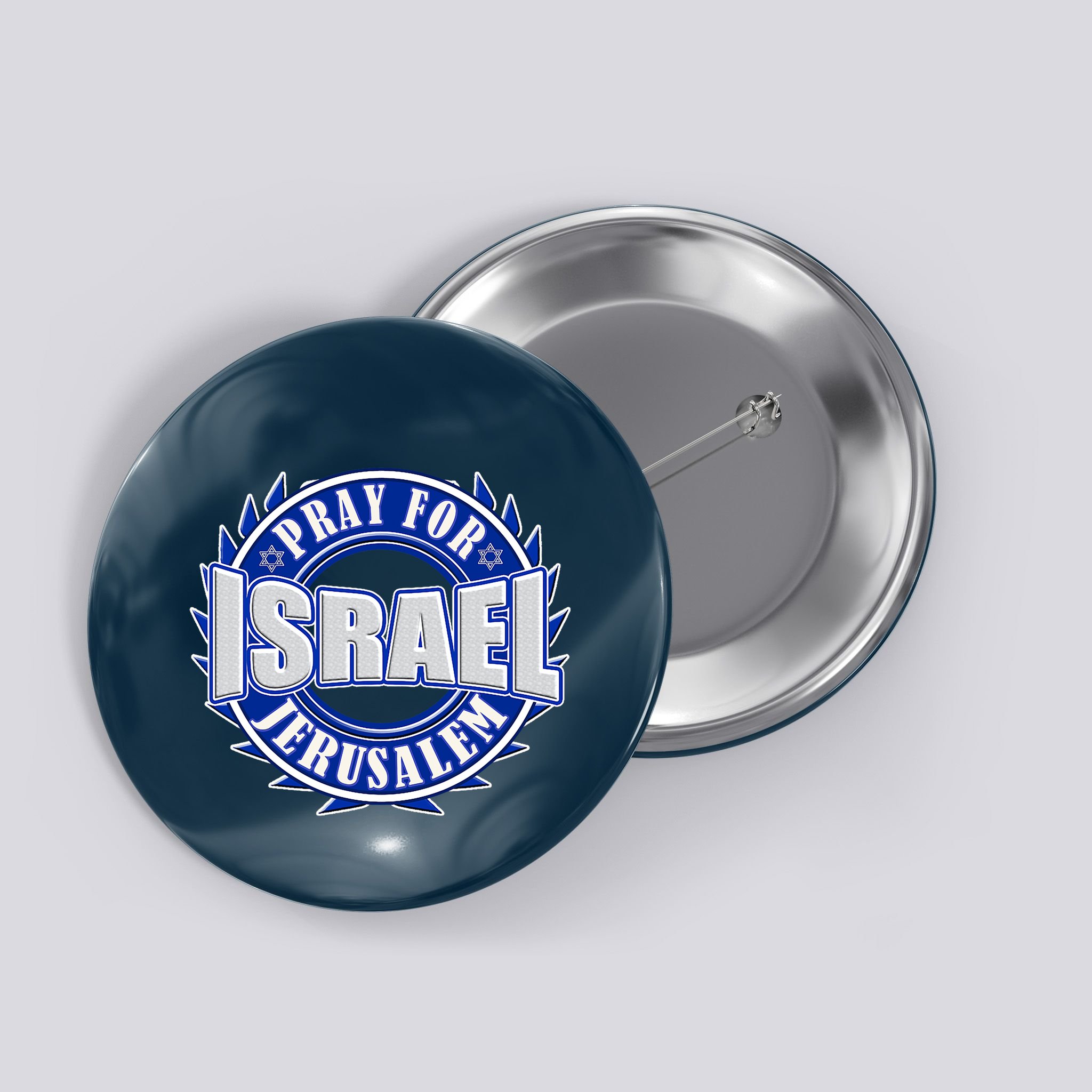 Pray For Peace Jerusalem Israel Christian Religious Button