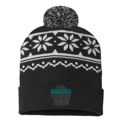 Philadelphia Football Philly Football It's In My DNA Trending Gift Idea USA-Made Snowflake Beanie