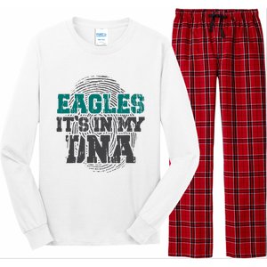 Philadelphia Football Philly Football It's In My DNA Trending Gift Idea Long Sleeve Pajama Set