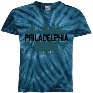 Philadelphia Football Philly Football Fan Trending Gift Idea Lover Kids Tie-Dye T-Shirt