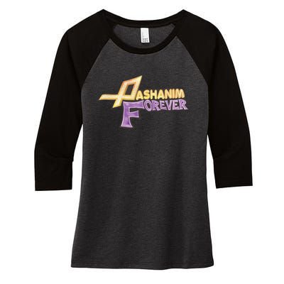 Pashanimm Forever Women's Tri-Blend 3/4-Sleeve Raglan Shirt