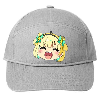 Pikamee Face 7-Panel Snapback Hat