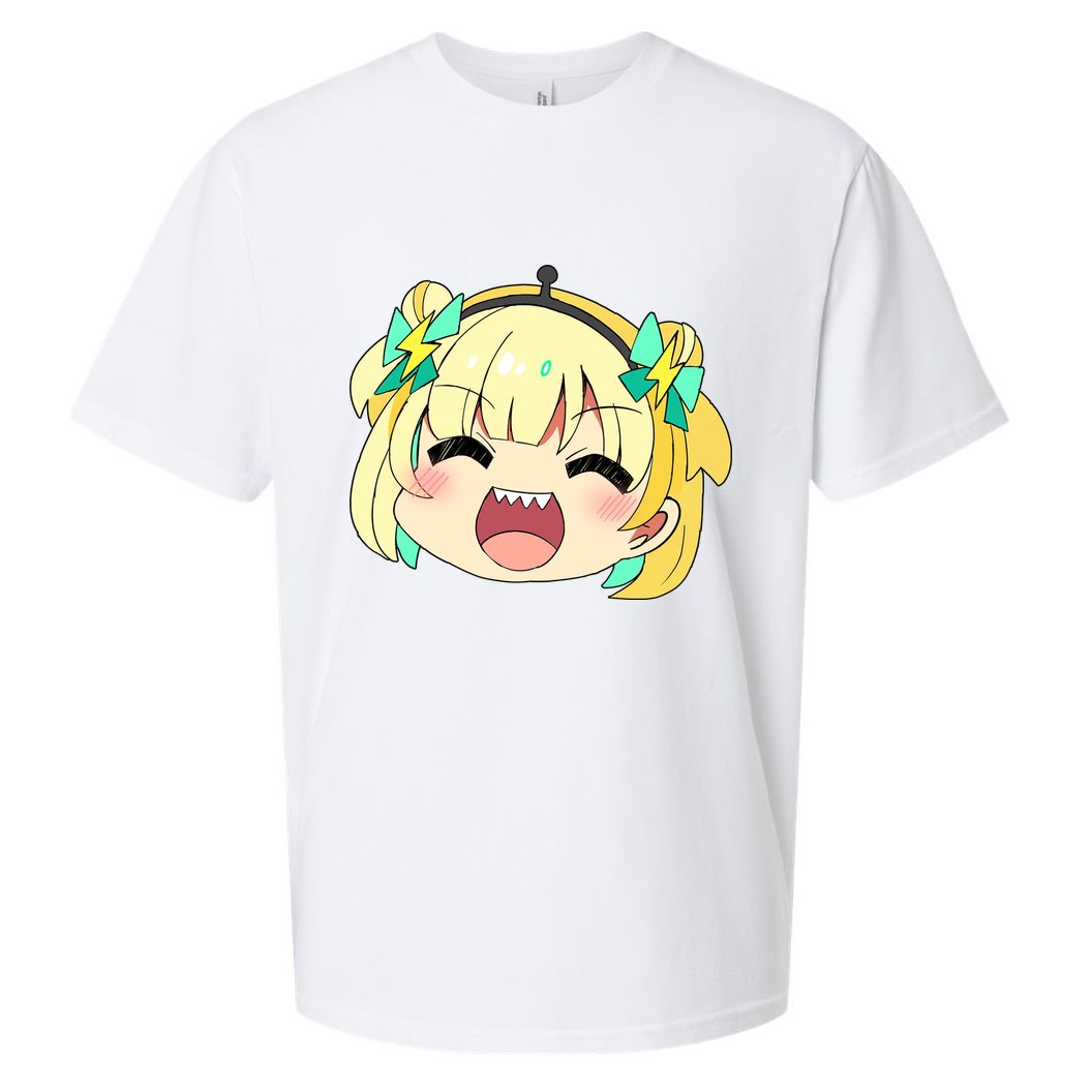 Pikamee Face Sueded Cloud Jersey T-Shirt
