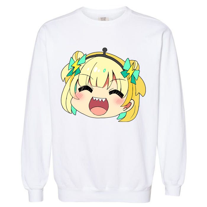 Pikamee Face Garment-Dyed Sweatshirt
