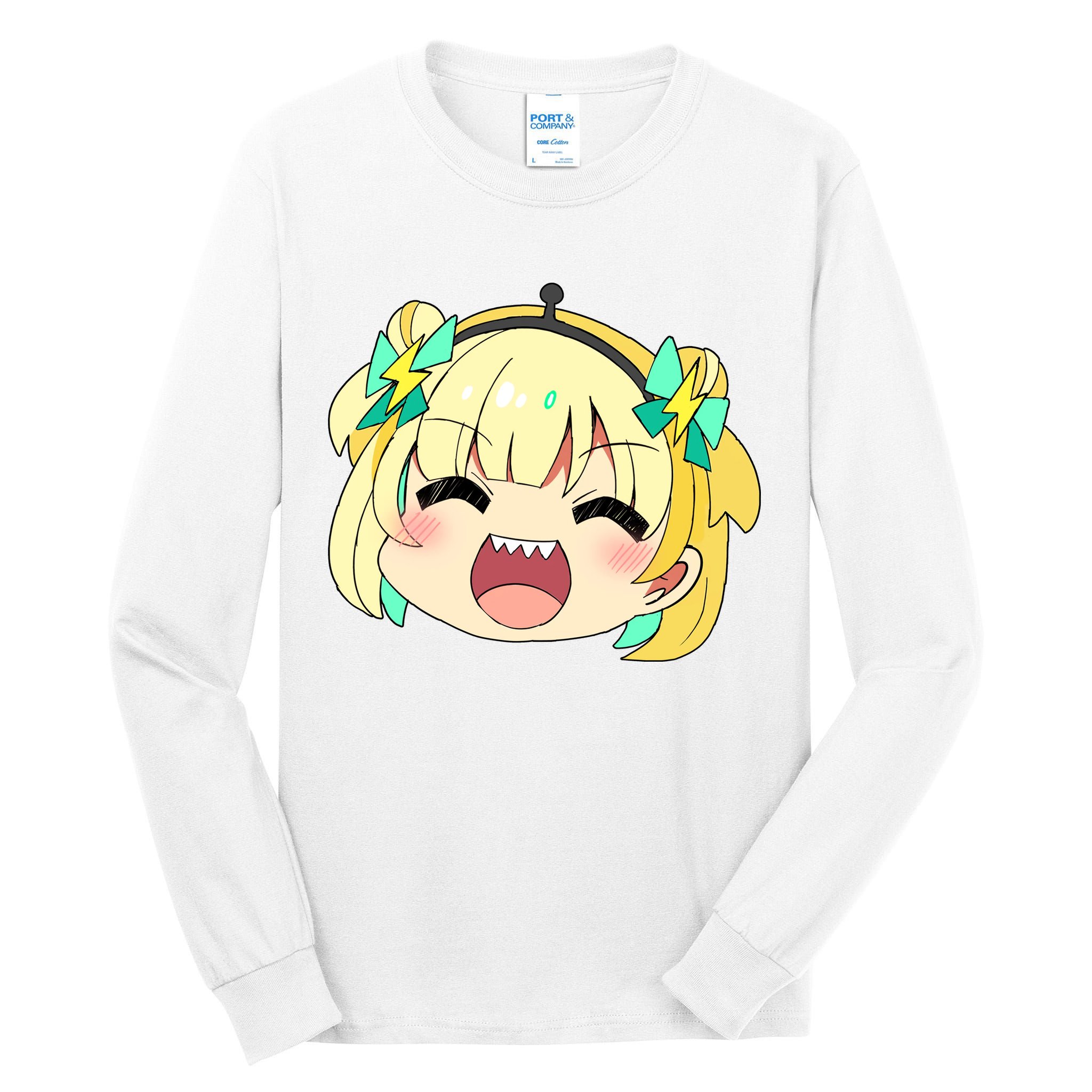 Pikamee Face Tall Long Sleeve T-Shirt