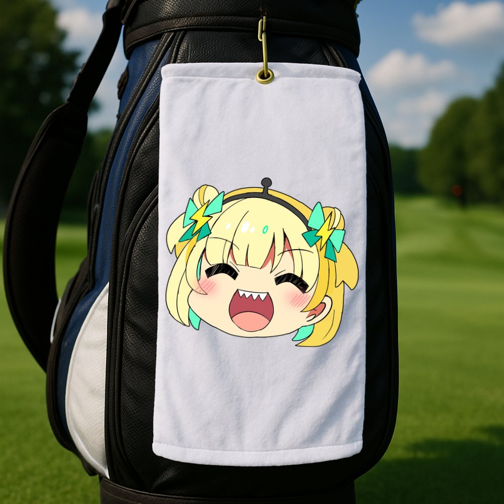 Pikamee Face Golf Towel
