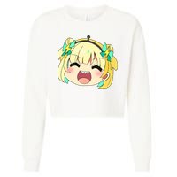 Pikamee Face Cropped Pullover Crew