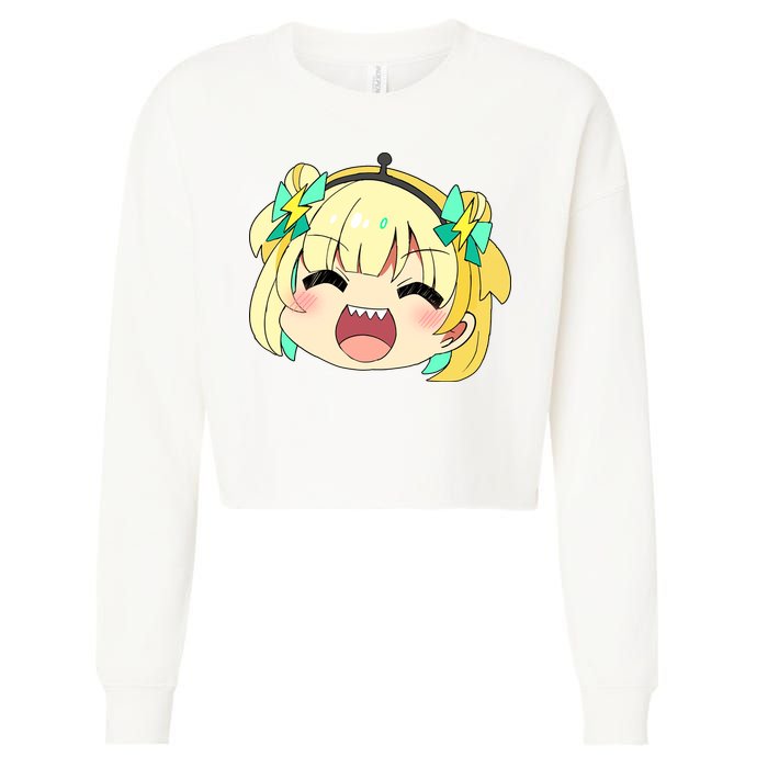 Pikamee Face Cropped Pullover Crew