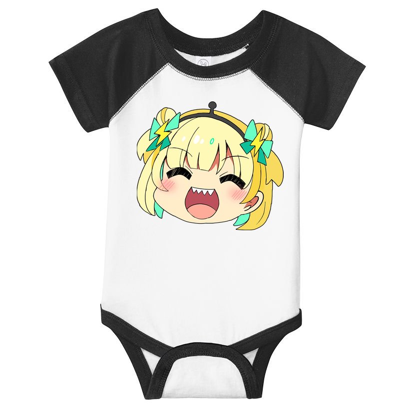Pikamee Face Infant Baby Jersey Bodysuit