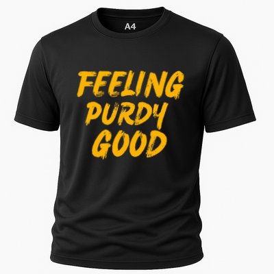 Purdy Feeling Purdy Good Meme Cooling Performance Crew T-Shirt
