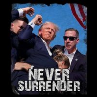 Pray For President Trump Never Surrender Impact Tech Backpack