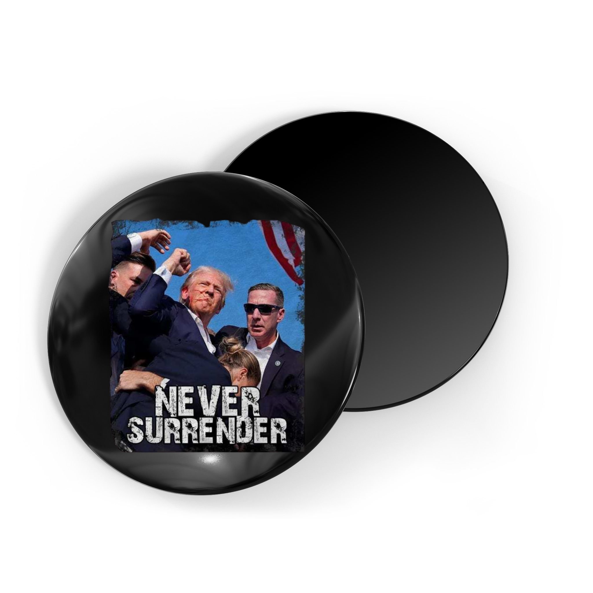 Pray For President Trump Never Surrender Magnet