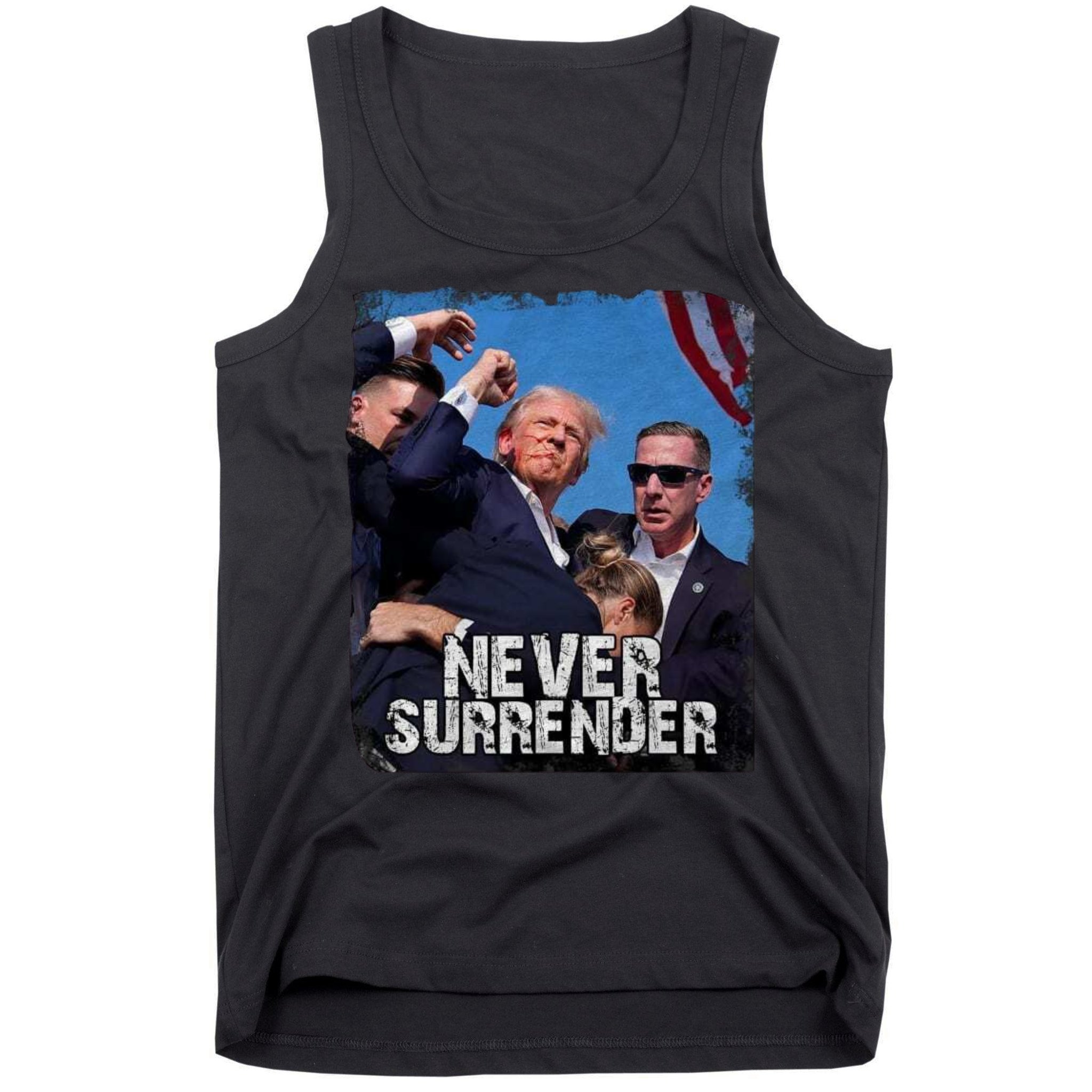 Pray For President Trump Never Surrender Tank Top