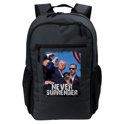 Pray For President Trump Never Surrender Daily Commute Backpack