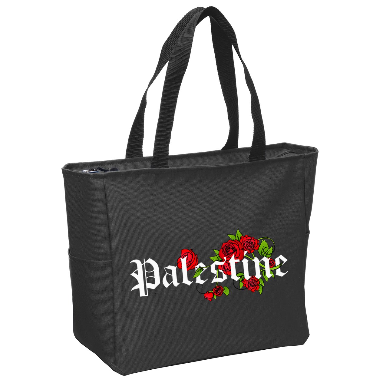 Palestine Free Palestine Free Gaza Palestine Flag Arabic Zip Tote Bag