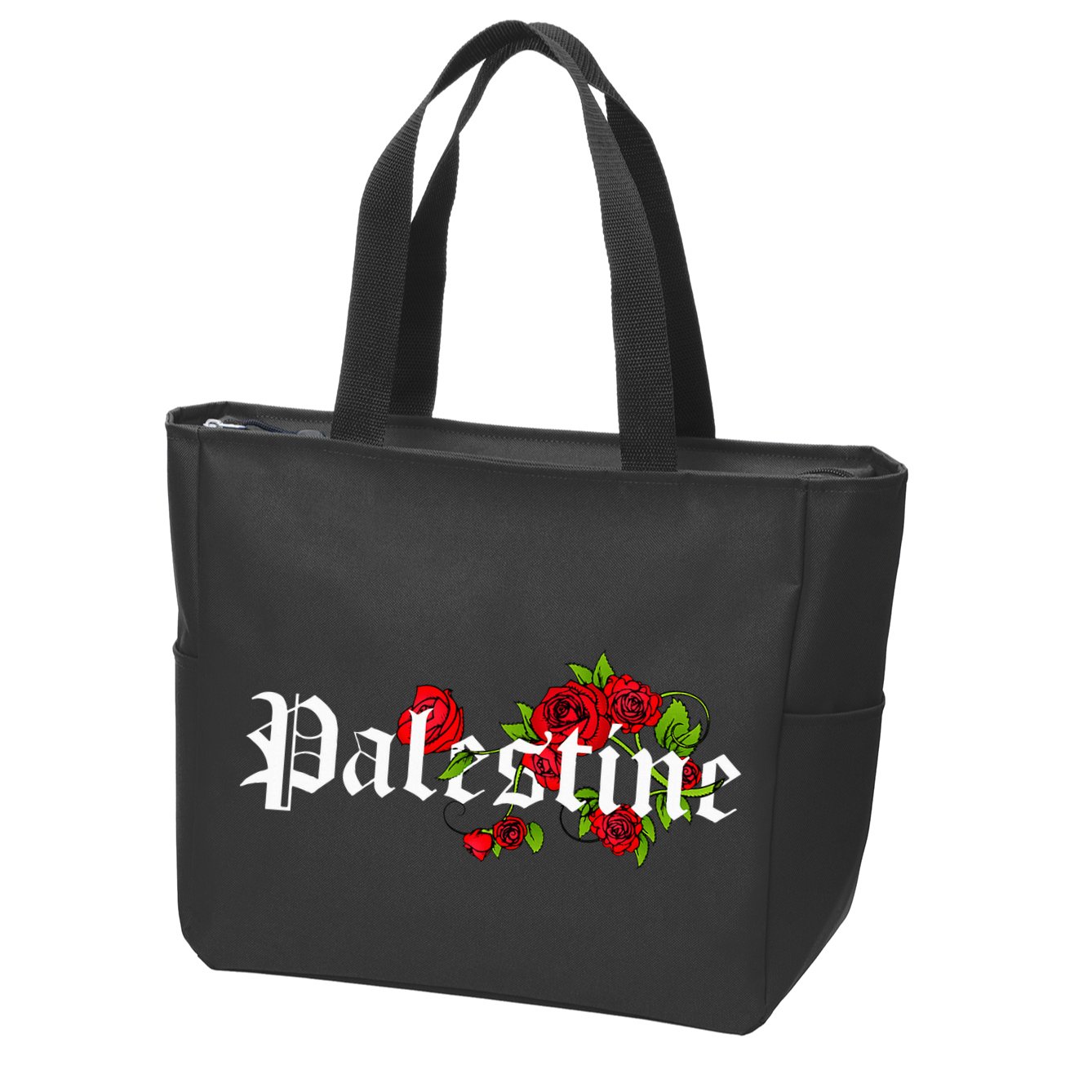 Palestine Free Palestine Free Gaza Palestine Flag Arabic Zip Tote Bag
