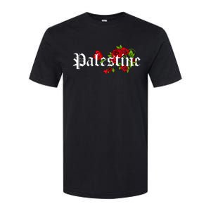 Palestine Free Palestine Free Gaza Palestine Flag Arabic Softstyle CVC T-Shirt