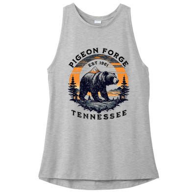 Pigeon Forge Ladies PosiCharge Tri-Blend Wicking Tank