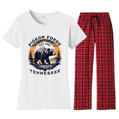 Pigeon Forge Women's Flannel Pajama Set