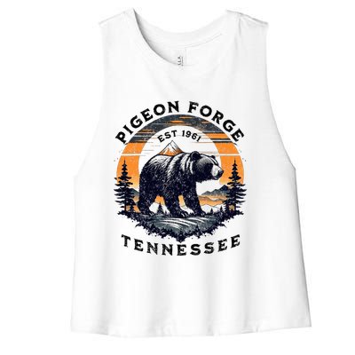 Pigeon Forge Women's Racerback Cropped Tank