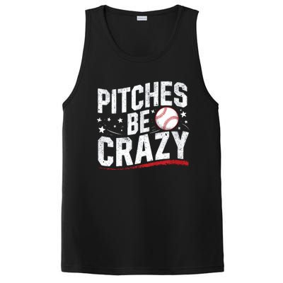 Pitcher Funny Pitches Be Crazy Cute Gift PosiCharge Competitor Tank