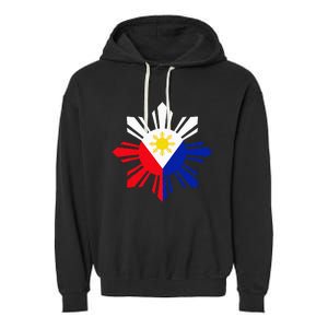 Philippine Flag Pinoy Flag Filipino Pinoy Sun Garment-Dyed Fleece Hoodie