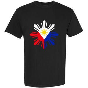 Philippine Flag Pinoy Flag Filipino Pinoy Sun Garment-Dyed Heavyweight T-Shirt