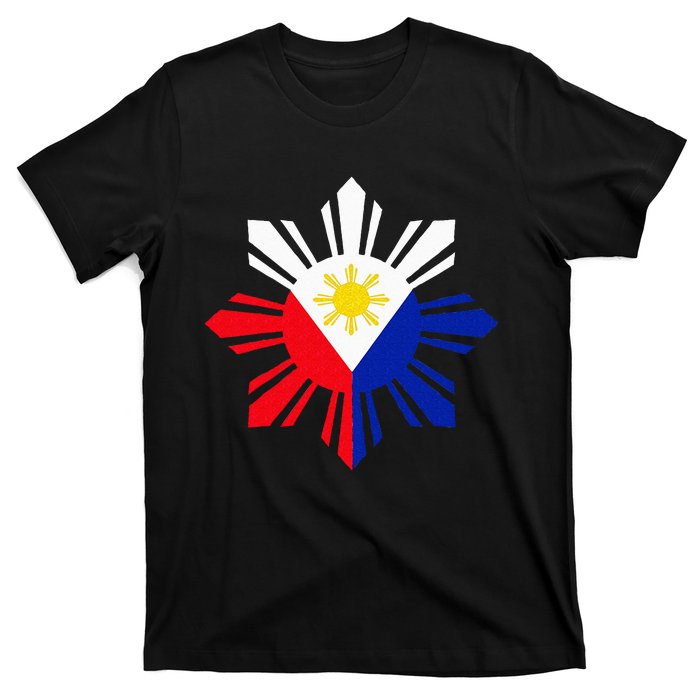 Philippine Flag Pinoy Flag Filipino Pinoy Sun T-Shirt