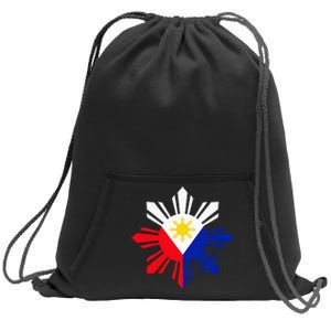 Philippine Flag Pinoy Flag Filipino Pinoy Sun Sweatshirt Cinch Pack Bag