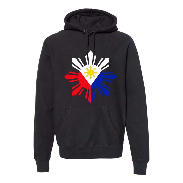 Philippine Flag Pinoy Flag Filipino Pinoy Sun Premium Hoodie