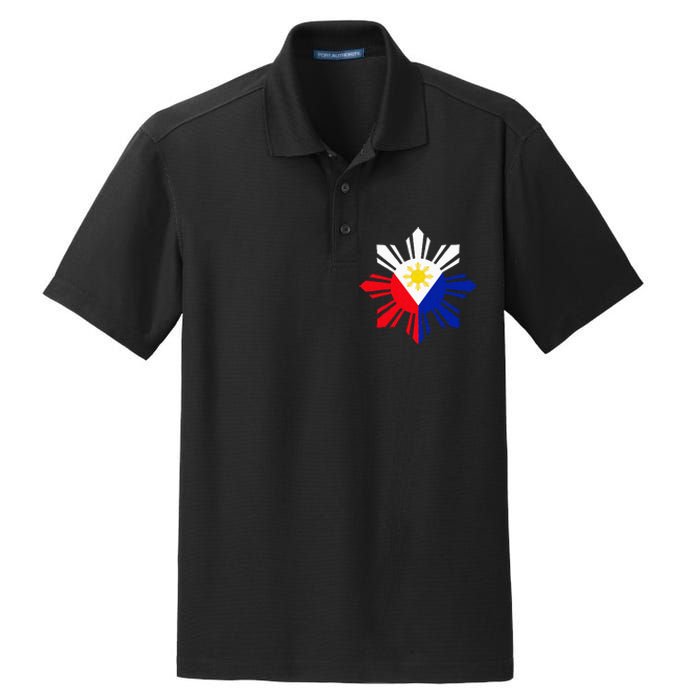 Philippine Flag Pinoy Flag Filipino Pinoy Sun Dry Zone Grid Polo