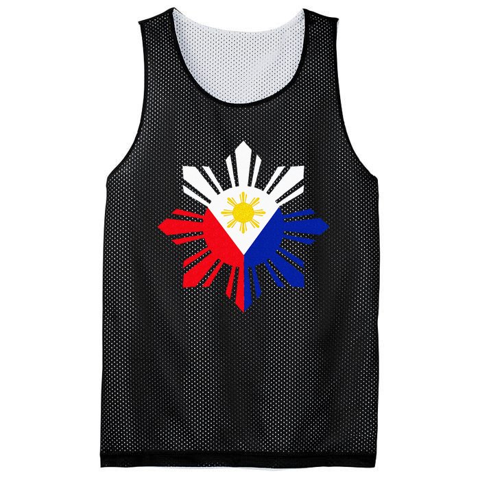 Philippine Flag Pinoy Flag Filipino Pinoy Sun Mesh Reversible Basketball Jersey Tank