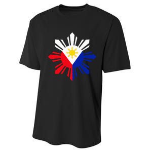 Philippine Flag Pinoy Flag Filipino Pinoy Sun Performance Sprint T-Shirt