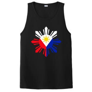 Philippine Flag Pinoy Flag Filipino Pinoy Sun PosiCharge Competitor Tank