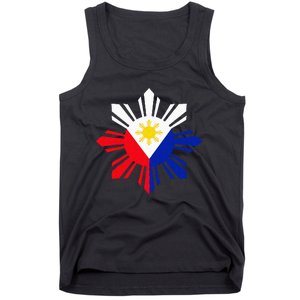 Philippine Flag Pinoy Flag Filipino Pinoy Sun Tank Top