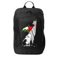 Palestine Free Palestine In Arabic Free Gaza Palestine City Backpack