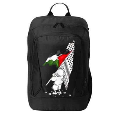 Palestine Free Palestine In Arabic Free Gaza Palestine City Backpack